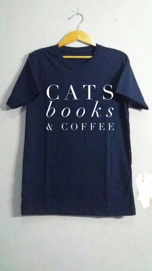 Book Lover Gift CoffeeBlue Navy Tees