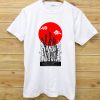 Bushido minimalist samurai katanas white shirt