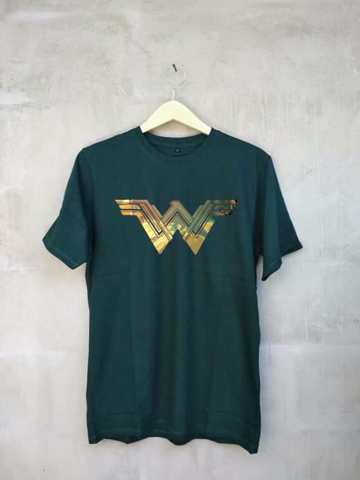 Details zu Wonder Woman Justice League Gold Metallic Grey