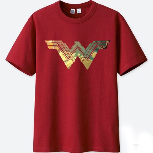 Details zu Wonder Woman Justice League Gold Metallic Maroon