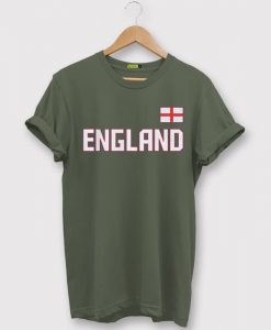 England National Team Green ArmyT-shirt