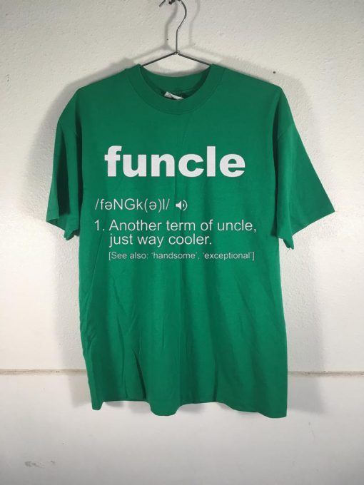 Funcle Definition T-shirt Shoft Green