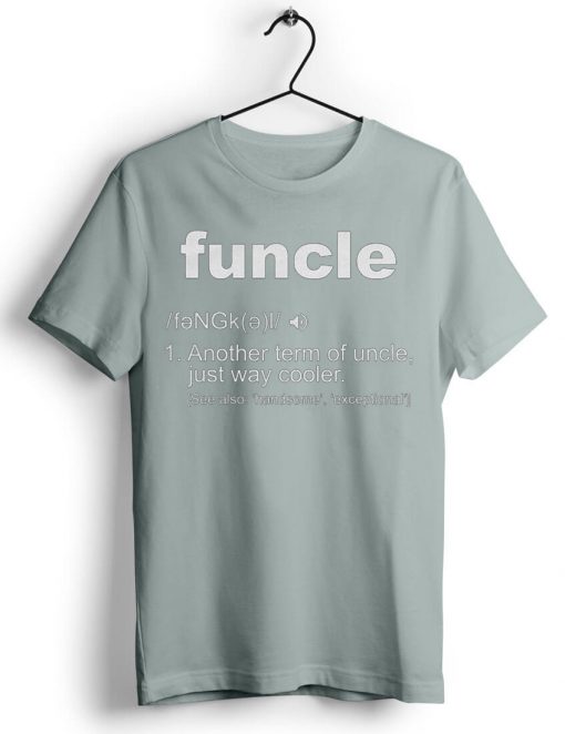 Funcle Definition T-shirt Shoft Grey