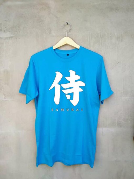 Japan Samurai Blue T shirts