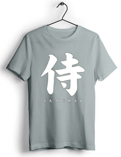 Japan Samurai Grey Smooth T shirts