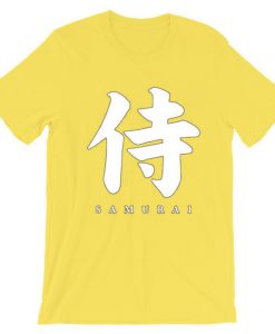 Japan Samurai Yellow T shirts