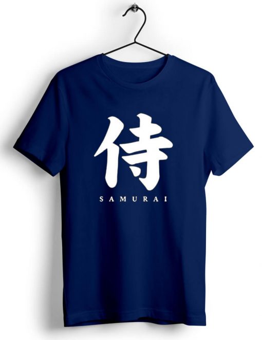Japan Samurai blue Navy T shirts