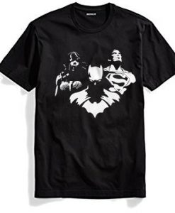Justice League Silhouette Black Tshirts
