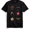 Justice league symbol Black T shirts