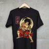 KABUKI SAMURAI Funny Black T-shirt