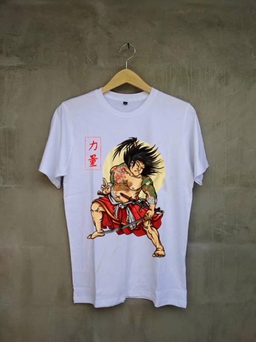 KABUKI SAMURAI Funny WhiteT-shirt