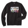 Kith In Bloom Classic Logo Unisex Sweatshirts black