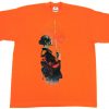 Ladies japan samurai Orange tees