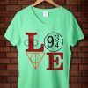 Love Cute green mint v neck t Shirt