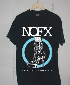 Nfox ain't cinderella black T shirts