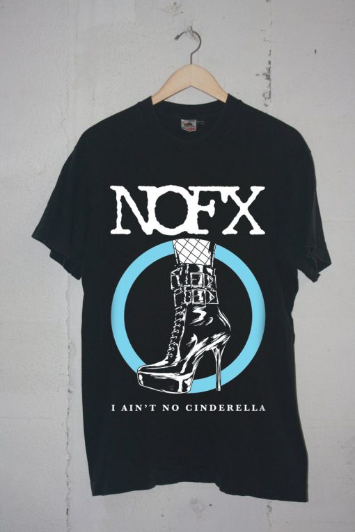 Nfox ain't cinderella black T shirts