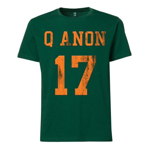 Qanon 17 Jersey Unisex T-Shirt Green