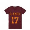 Qanon 17 Jersey Unisex T-Shirt Maroon