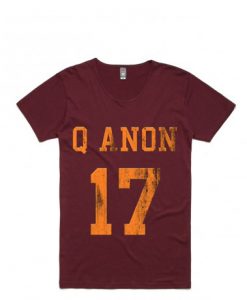 Qanon 17 Jersey Unisex T-Shirt Maroon