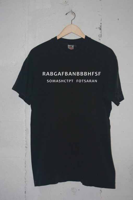 RABGAFBAN City BlackT-shirt