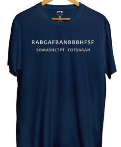 RABGAFBAN City Blue Navy T-shirt