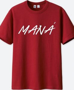 Rock en Español MANA Maroon T-Shirt