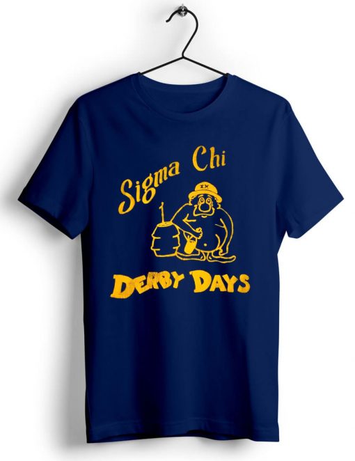 SIGMA CHI DERBY Days Dark Blue Naval T-Shirt