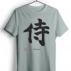 Samurai Black Japanese Smooth Grey Tshirts