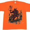 Samurai Pool Deadpool Orange Men's t-shirt