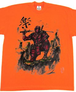 Samurai Pool Deadpool Orange Men's t-shirt