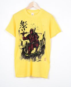 Samurai Pool Deadpool Yellow Men's t-shirt