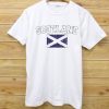 Scotland Distressed Men's T-Shirt White