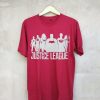 Silhouettes DC Comics Justice League Men's Graphic Maroon