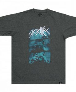 Skrillex Blue Navy Grey T Shirt