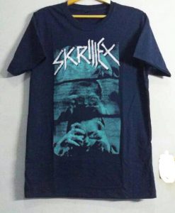 Skrillex Blue Navy T Shirt