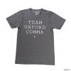 Team Oxford Comma Funny Grammar Grey Shirt