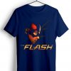 The Flash Justice League DC comics Blue Navy Tshirt