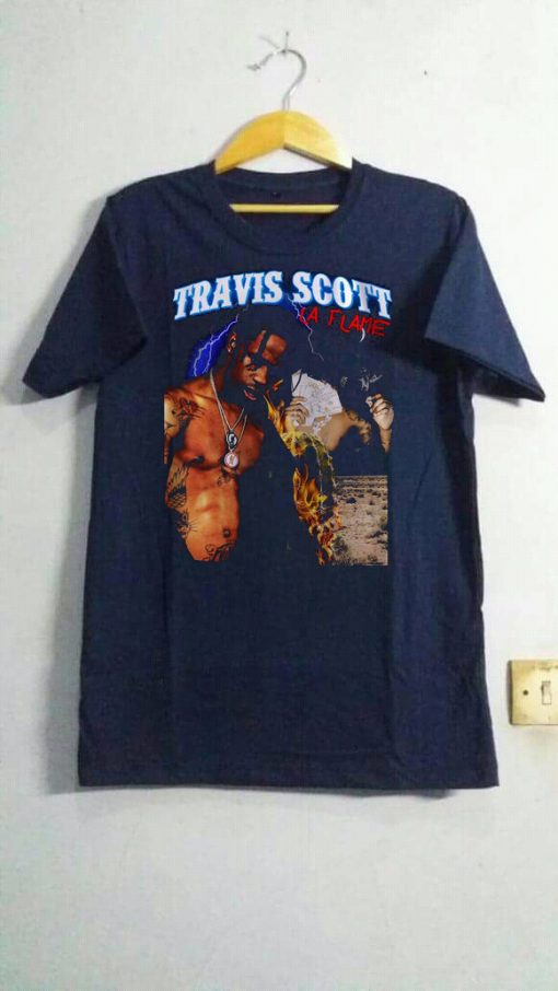 Travis Scott Blue T-Shirt