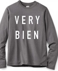 Very Bien Grey unisex sweatshirts