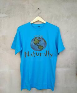 Vintage Earth Day T Shirt Blue