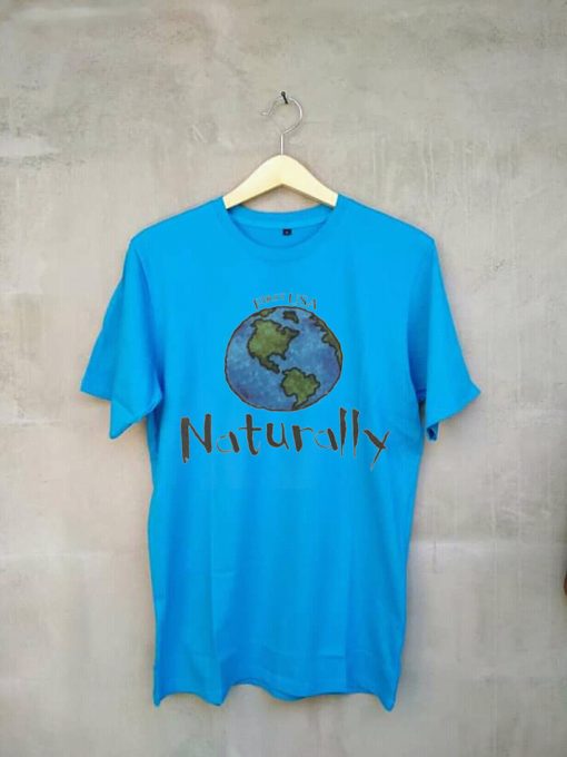 Vintage Earth Day T Shirt Blue