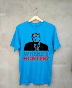 Where’s Hunter Trump Blue Tees