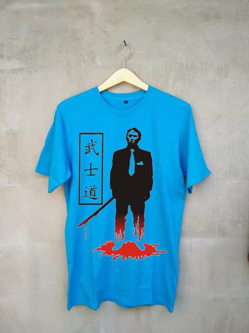 Yakuza samurai Blue tees