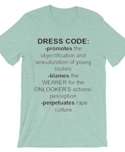 dress code promotes green mint T Shirt