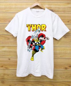he Mighty Thor White Tees