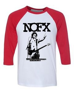 nofx baseball tee funny hip male