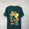 the Simpson Bart Junk Food Green T Shirt