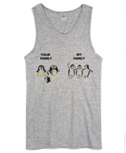your family tank top grey