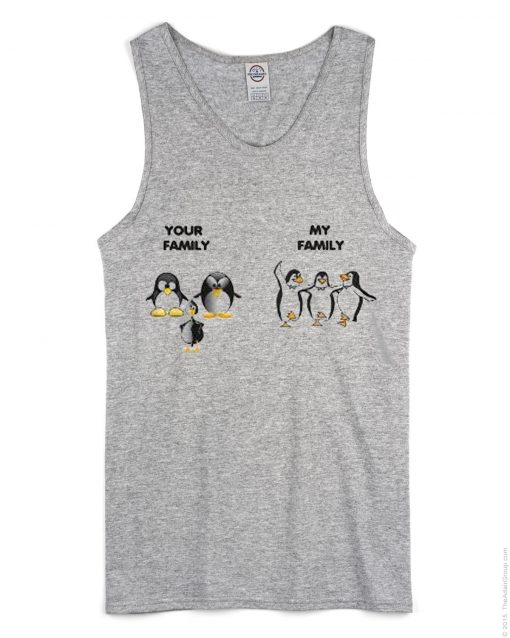 your family tank top grey