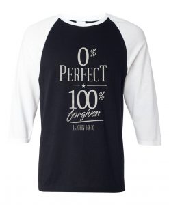 0% perfect 100% grey asphalt white sleeves raglan t shirts
